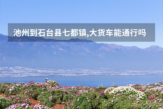 池州到石台县七都镇,大货车能通行吗?