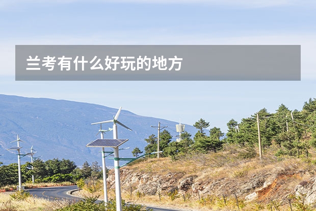 兰考有什么好玩的地方