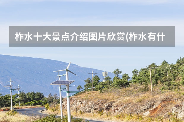 柞水十大景点介绍图片欣赏(柞水有什么好玩的地方哪些景点必去)