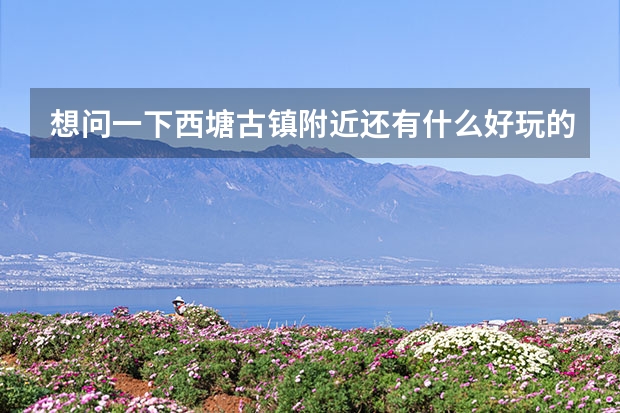 想问一下西塘古镇附近还有什么好玩的景点