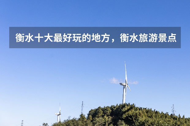 衡水十大最好玩的地方，衡水旅游景点最好玩的地方_衡水湖旅游景点攻略_衡水有什么好玩的景点