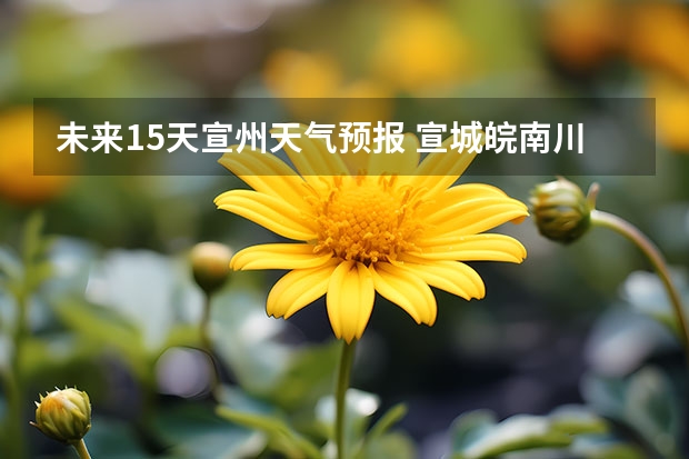 未来15天宣州天气预报 宣城皖南川藏未来一周天气