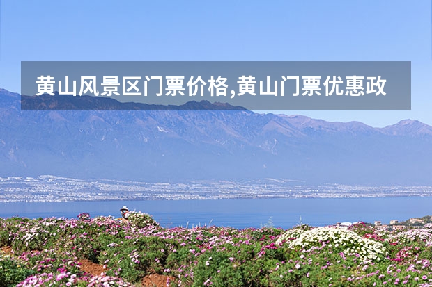 黄山风景区门票价格,黄山门票优惠政策 黄山上的景点地图(黄山周边景点地图)