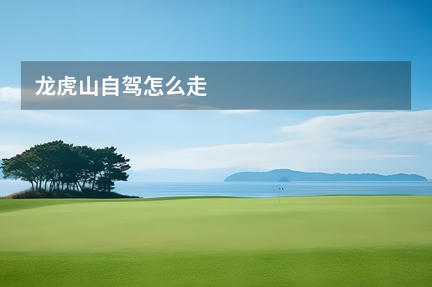 龙虎山自驾怎么走