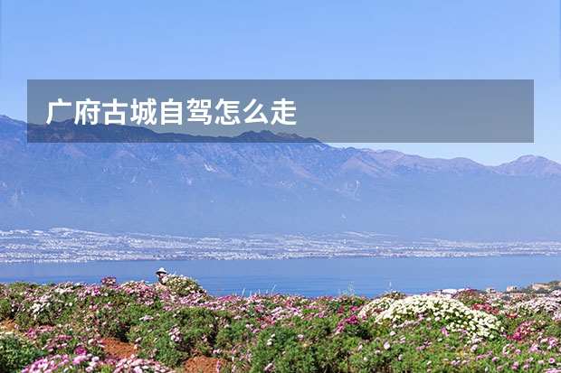 广府古城自驾怎么走 