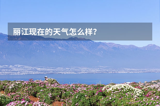 丽江现在的天气怎么样？