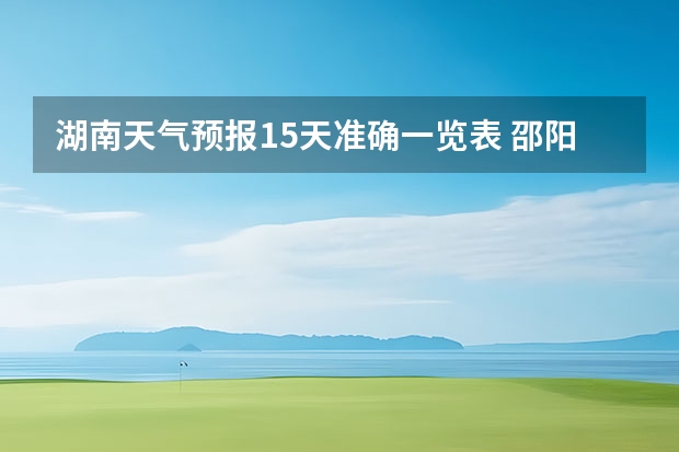 湖南天气预报15天准确一览表 邵阳天气情况? 鸡东天气预报鸡东天气预报未来15天