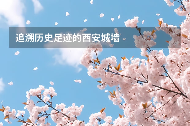 追溯历史足迹的西安城墙