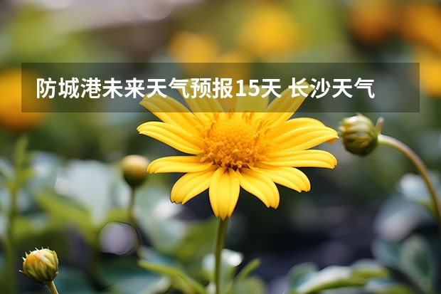 防城港未来天气预报15天 长沙天气预报长沙天气预报15天查询百度