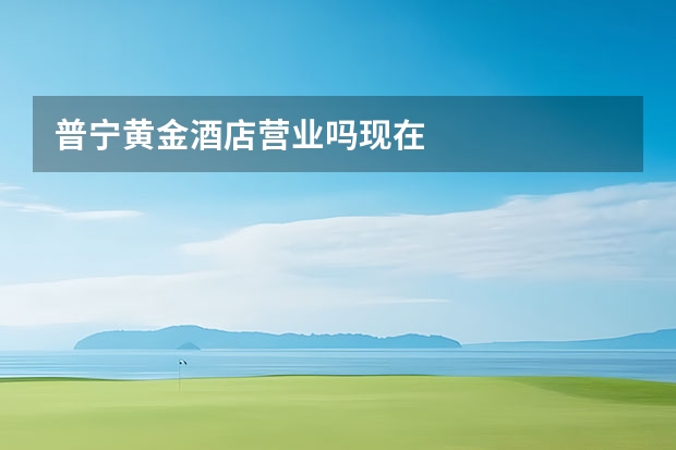 普宁黄金酒店营业吗现在