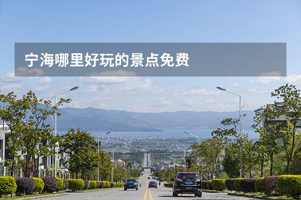 宁海哪里好玩的景点免费