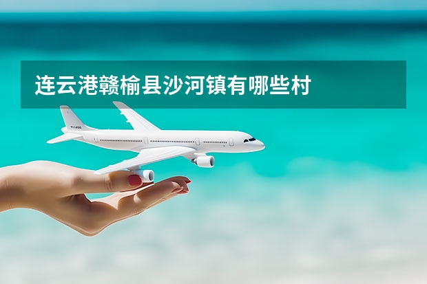 连云港赣榆县沙河镇有哪些村
