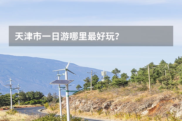 天津市一日游哪里最好玩？