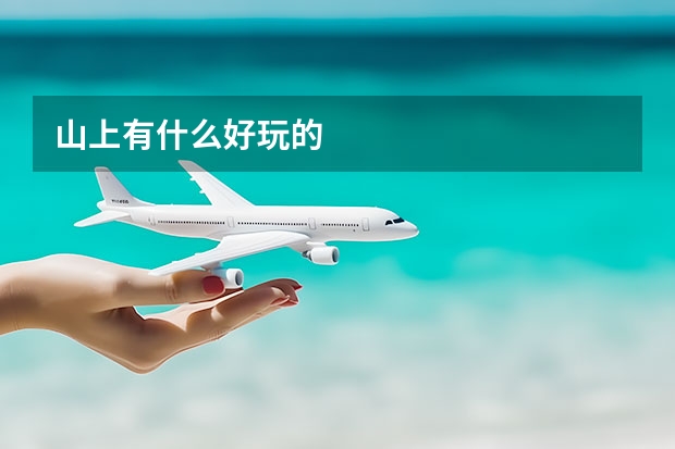 山上有什么好玩的